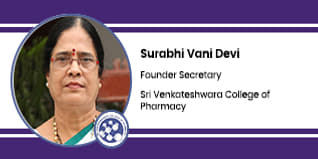 Sri Venkateshwara College of Pharmacy, Founder Secretary: Surabhi Vani Devi Interview